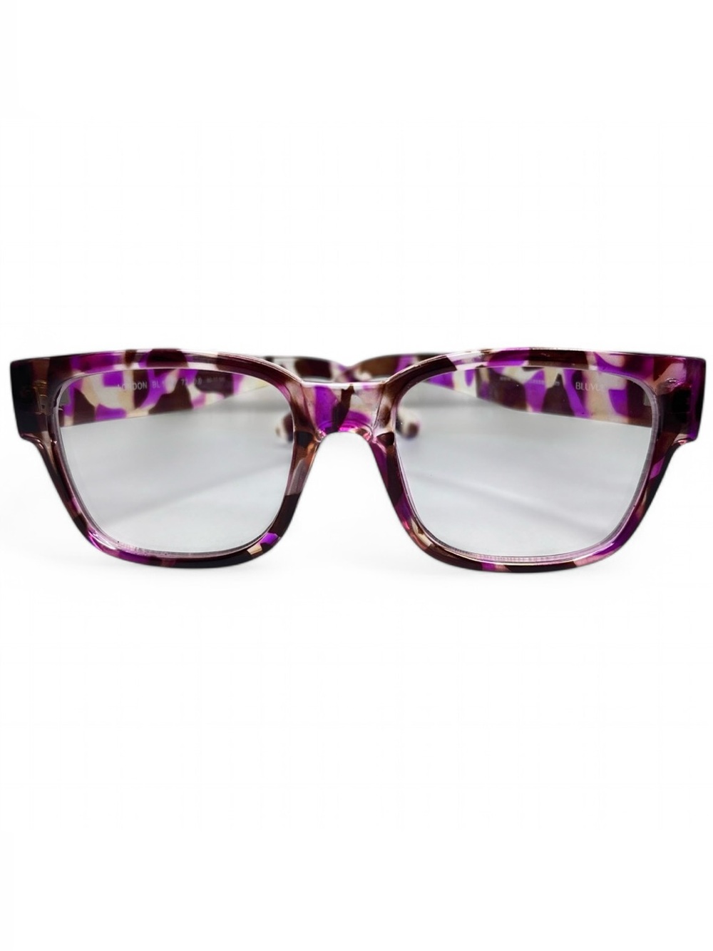 Bluvue Blue Light Blocking Glasses Multicolor Tortoise Frames No Prescription